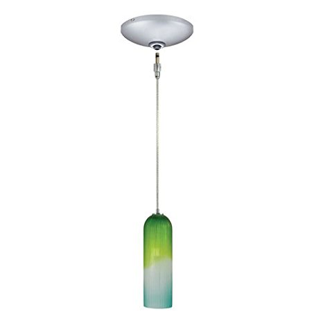 Jesco Lighting Kit-qap411-bugnsn Glossy Cased Glass, Opal Matte - Blue & Green