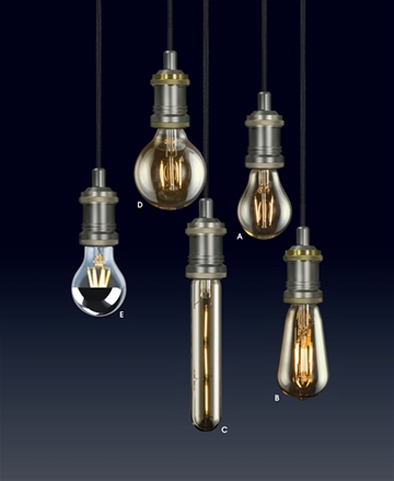 Jesco Lighting Ll-a19st-350-27 Tip Led Lamp 350lm - Silver