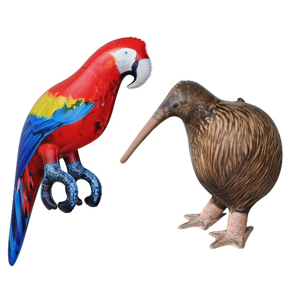 Jc-d019 Inflatable Length Kiwi Bird & Long Parrot