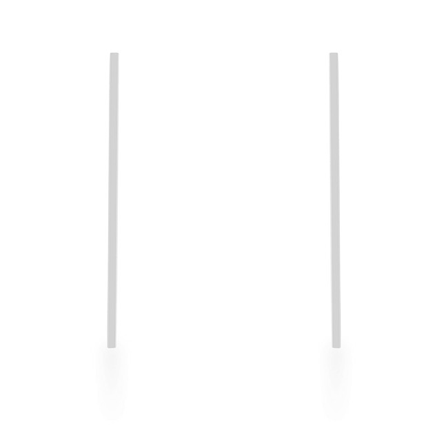 Jgoodin E01883rv-v00 Womens Carolee Rhodium Stainless Steel Long Line Drop Earrings