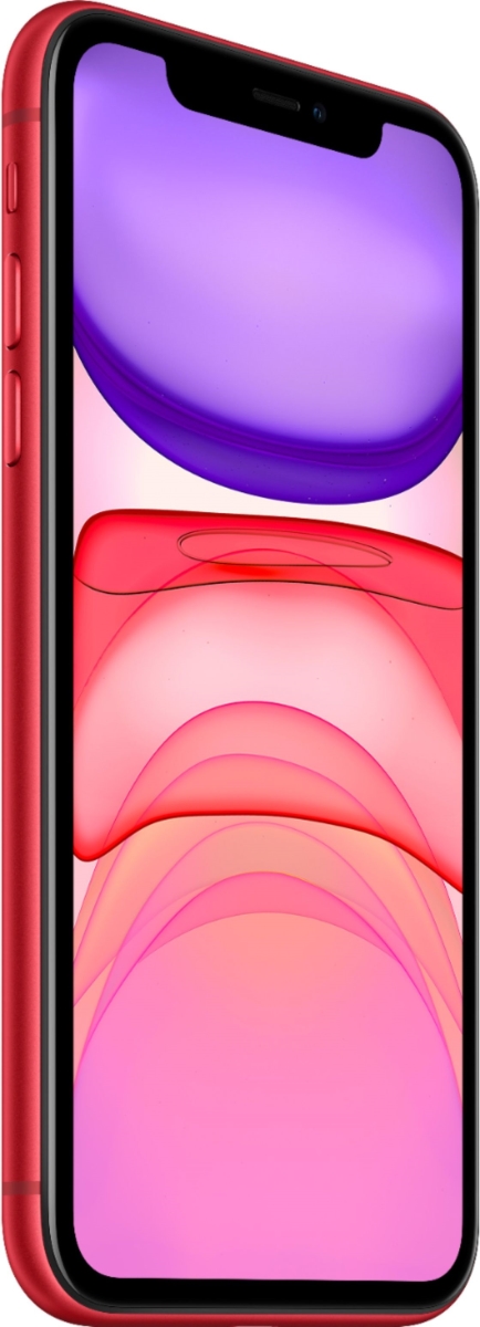 Picture of Apple PAB100108 64GB Fully Unlocked Phone with Verizon Plus Sprint Plus GSM Unlocked Phone for iPhone 11 - Red