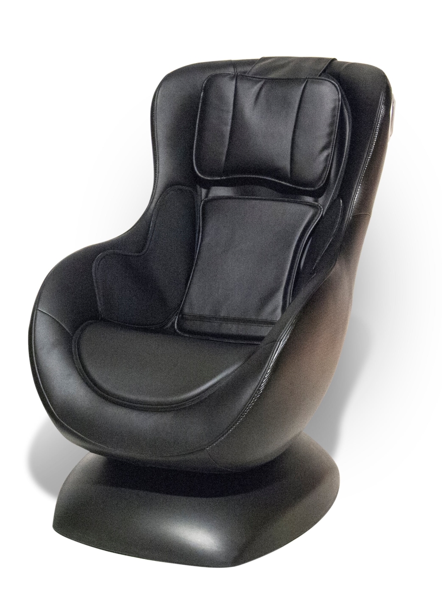 Hs6100-blk Living Room Peyton Black Massage Chair With Bluetooth