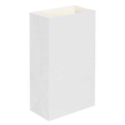 410 Paper Luminaria - White, 100 Count