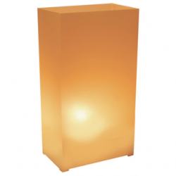 319100 Plastic Luminaria Lanterns - Tan