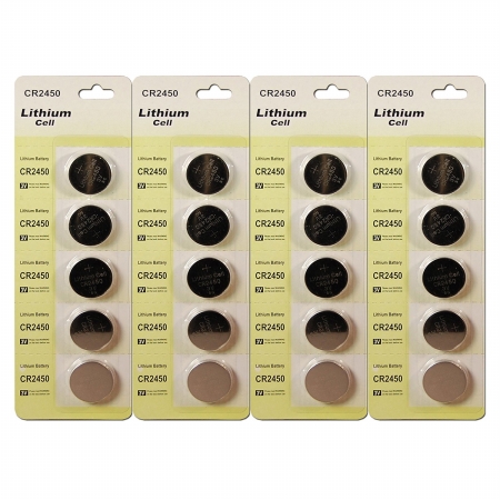 36820 Cr2450 Lithium Coin Batteries - 20 Count