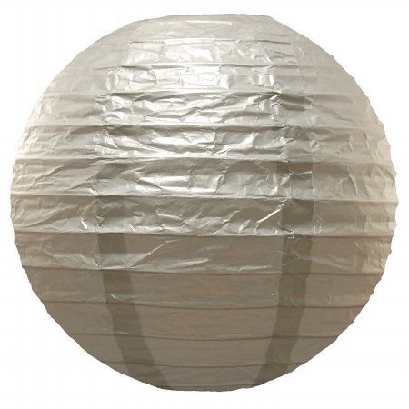 78805 10 In Paper Lanterns, Silver - 5 Count
