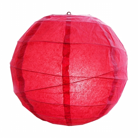 70905 12 In. Criss Cross Paper Lanterns, Red - 5 Count