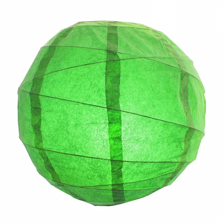 71105 12 In. Criss Cross Paper Lanterns, Green - 5 Count