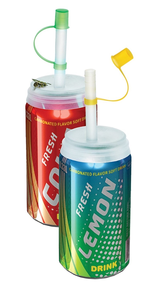 019545p4 Sip & Seal Soda Can Straws, Pack Of 2 - Set Of 4