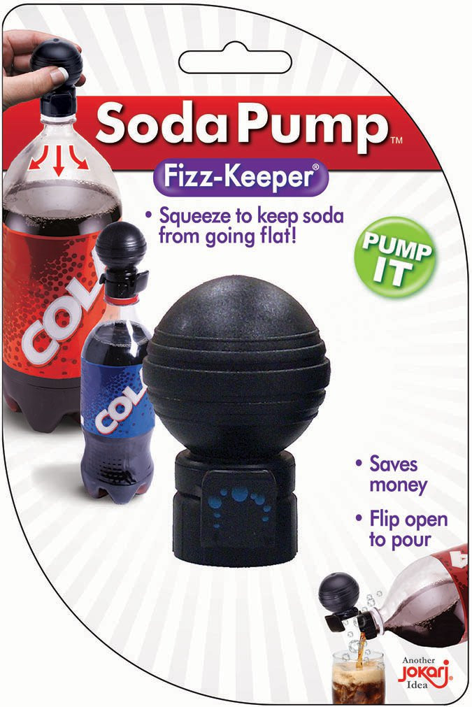 0105100p3 Soda Bottle Fresh Fizz Keeper Pump & Pour - Set Of 3