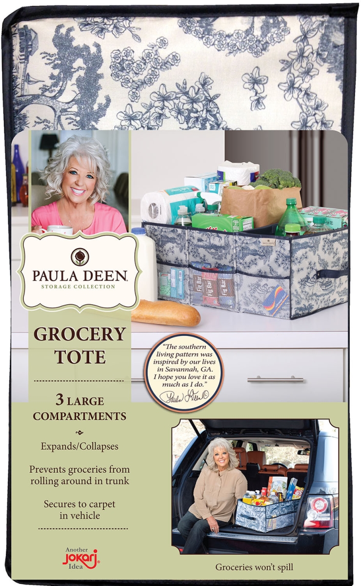 20210 Paula Deen Everyday Grocery Tote & Car Trunk Organizer