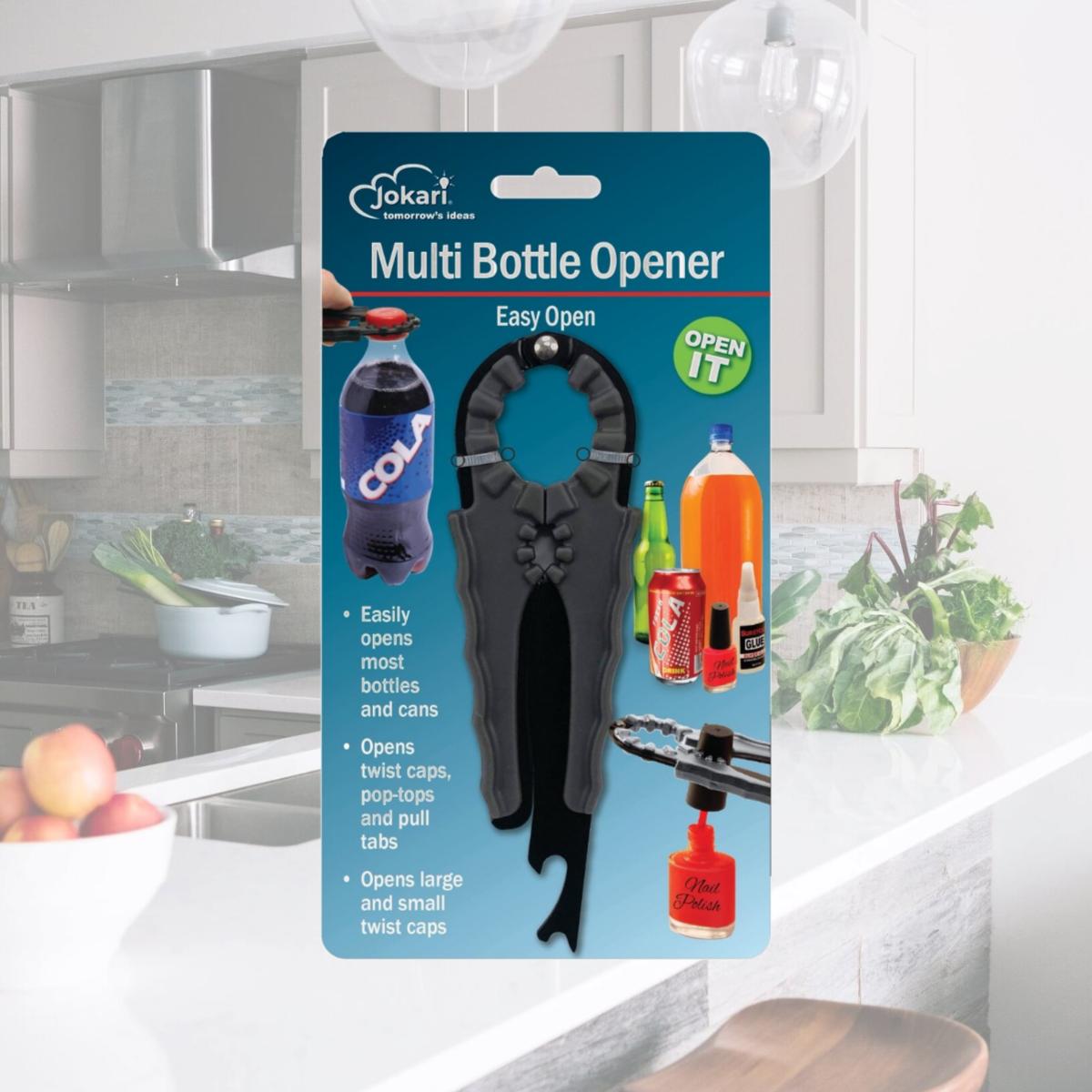 Picture of Jokari 06042P6 Universal Multi Bottle Opener for Easy Opens of Twist Caps, Set of 6