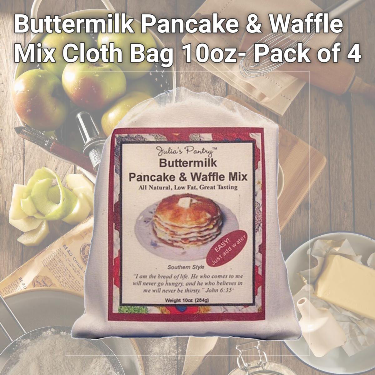 Picture of Julia's Pantry JP300 Buttermilk Pancake &amp; Waffle Mix Cloth Bag 10oz- Pack of 4