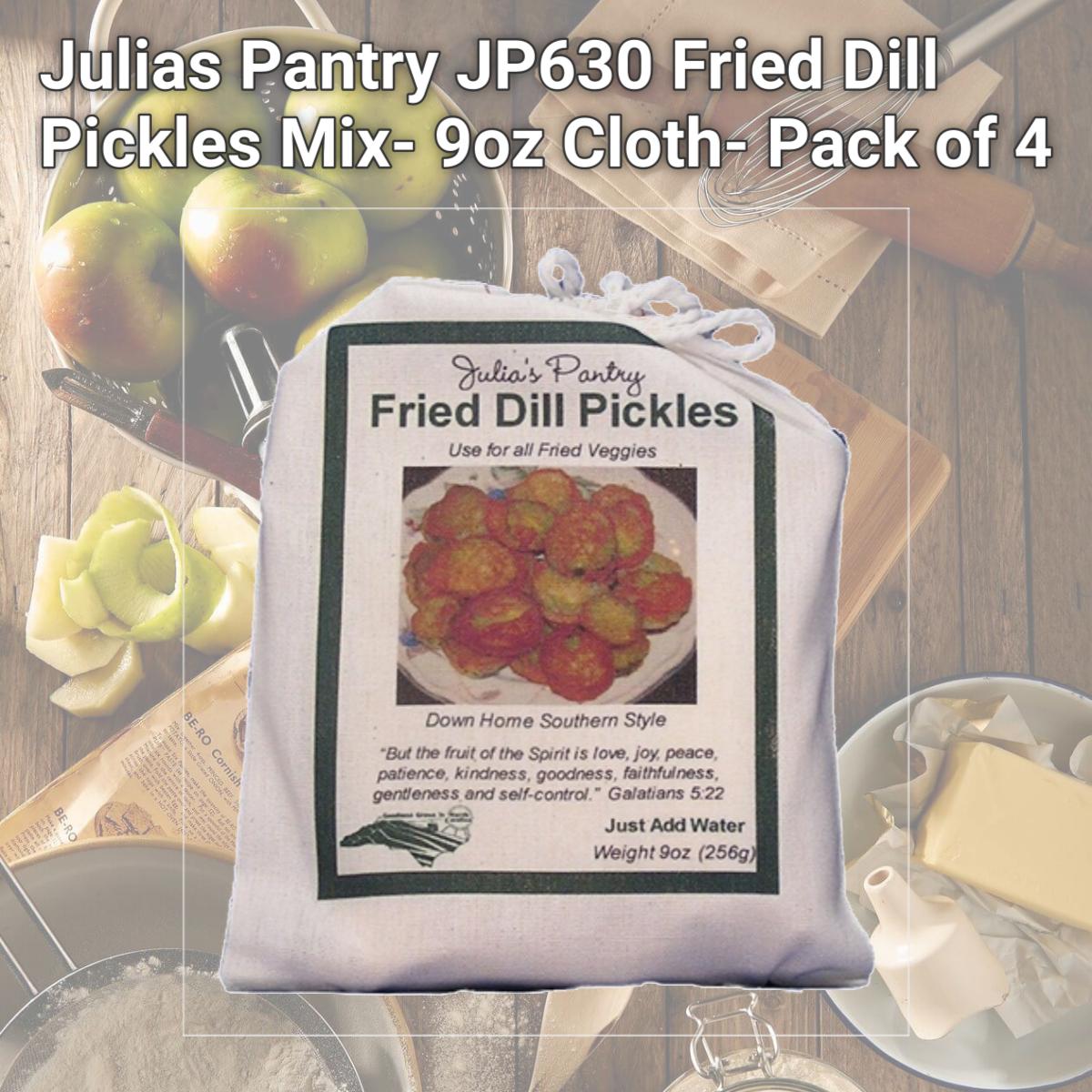 Picture of Julia's Pantry JP630 Fried Dill Pickles Mix- 9oz Cloth- Pack of 4