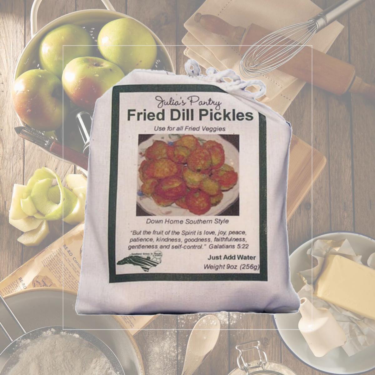 Picture of Julia's Pantry JP630 Fried Dill Pickles Mix- 9oz Cloth- Pack of 4