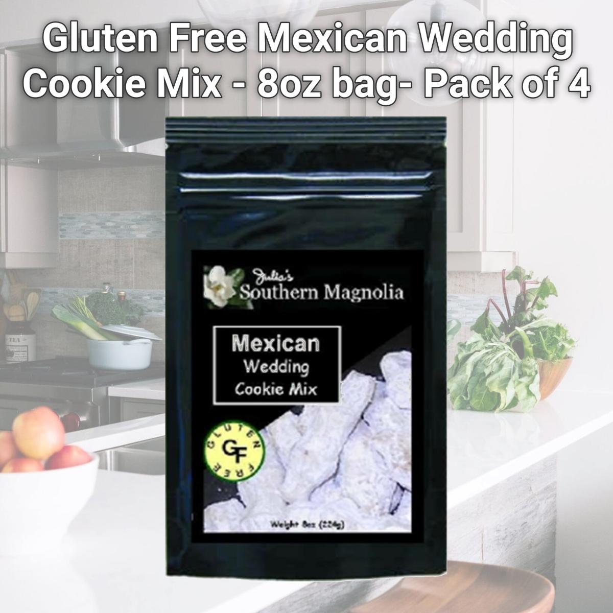 Picture of Julia's Pantry SM336 Gluten Free Mexican Wedding Cookie Mix - 8oz bag- Pack of 4