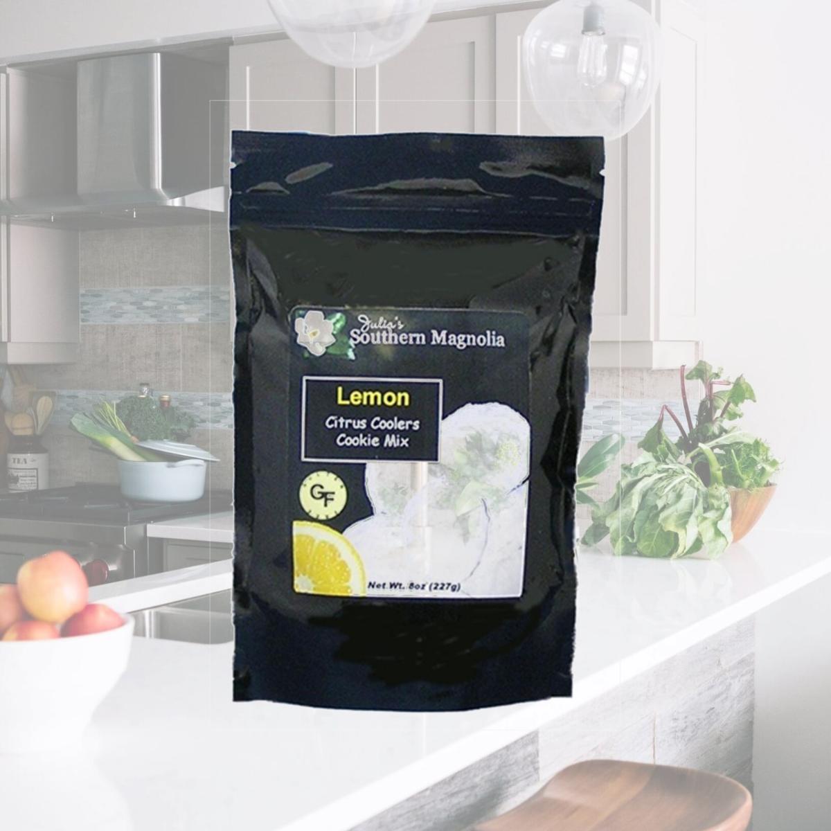 Picture of Julia's Pantry SM338 Gluten Free Lemon Citrus Coolers Cookie Mix - 8oz bag- Pack of 4