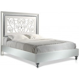 J & M Furniture 176241-q Alba Queen Bed - Natural Oak Veneer