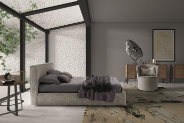 J & M Furniture 17234-q 39 X 72 X 92 In. Ipanema Premium Storage Bed, Queen - Grey