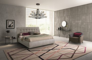 J & M Furniture 17768-k 42 X 90 X 90 In. Guscio Premium Storage Bed, King - Grey