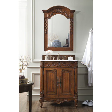 29 In. European Traditions Mirror, Cherry