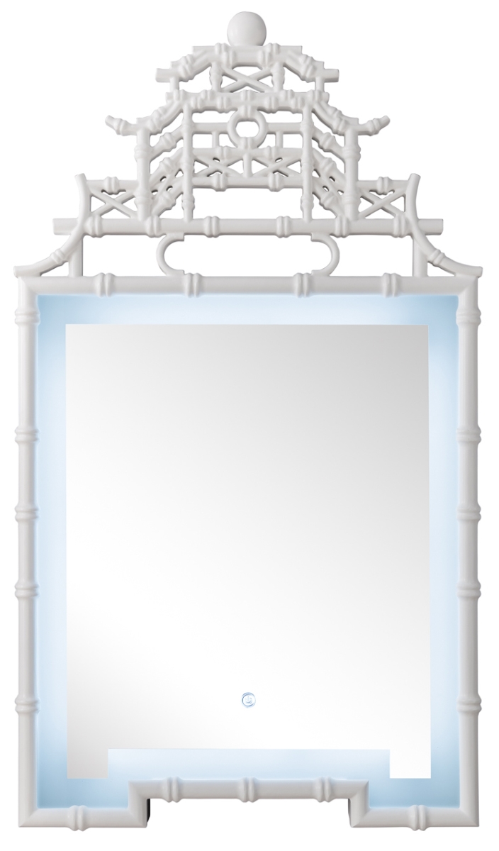 880-m28-bw 28 In. Crawford Mirror, Bright White