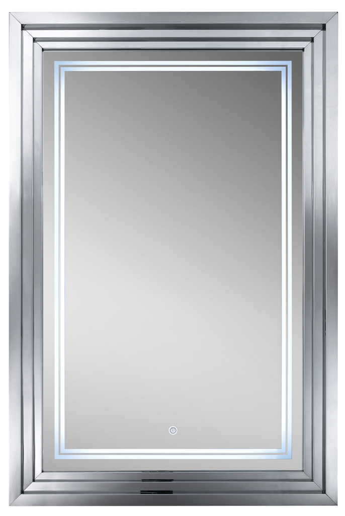 958-m32-pln 32 In. Escalante Mirror, Plated Nickel