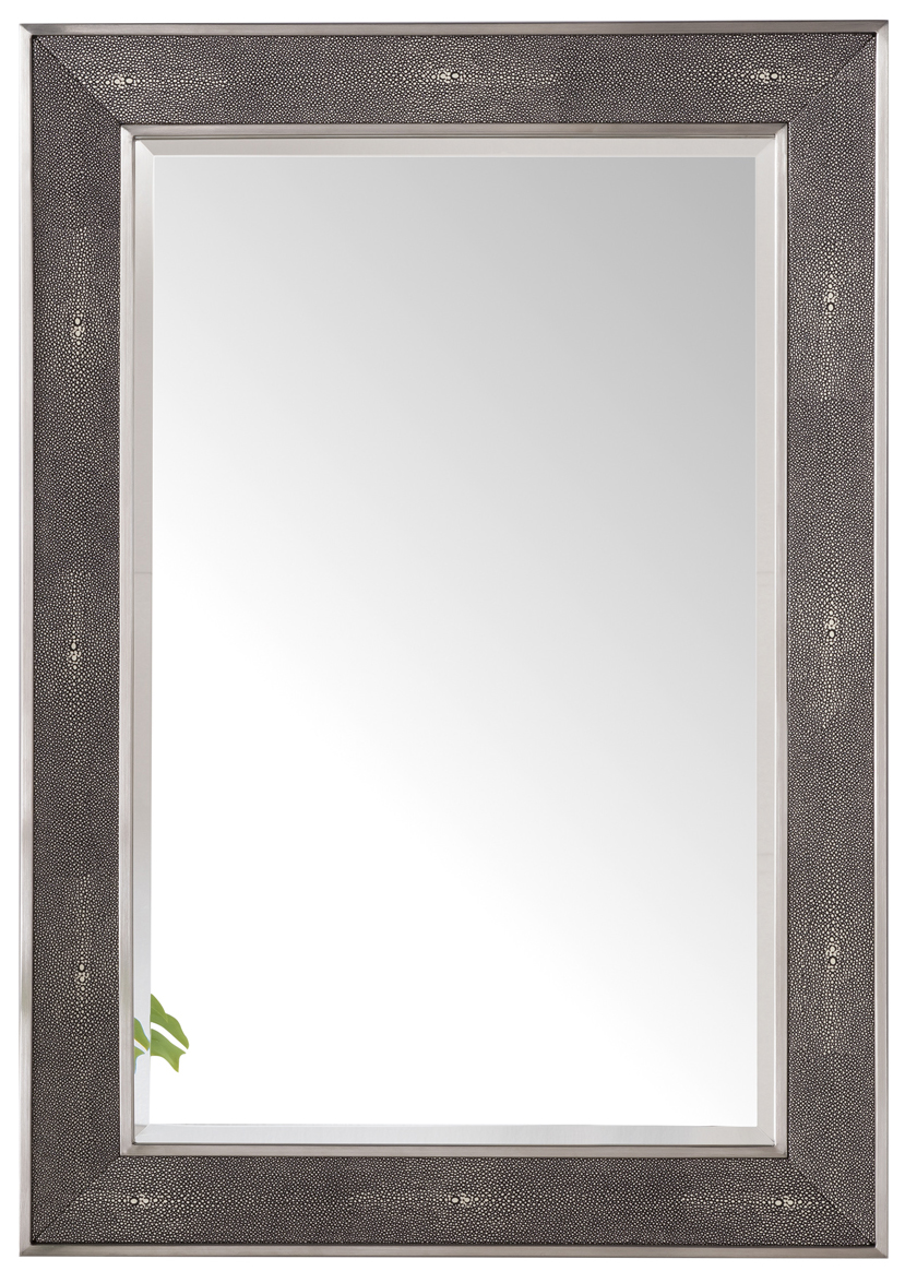 961-m28-sl-ch 28 In. Element Mirror, Silver With Charcoal