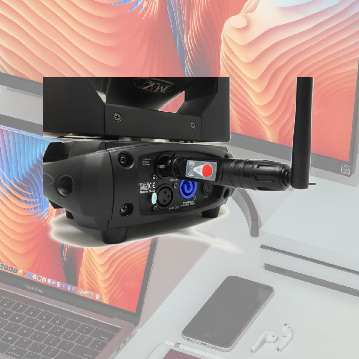 Picture of JMAZ Lighting JZ6002 Wi-MAZ Wireless DMX Transceiver