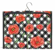 Joann Marrie Designs Hcbpc Hanging Cosmetic Bag - Poppy Chic