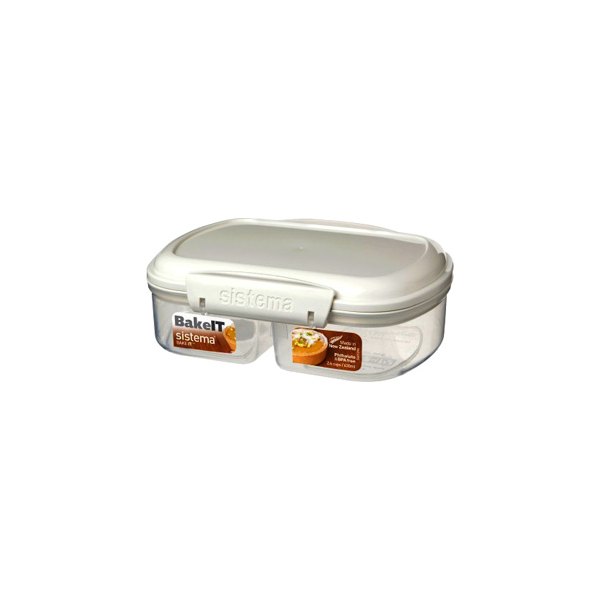 Rubbermaid Food Products 1210zs 630 Ml Split Bakery Container - Pack Of 6