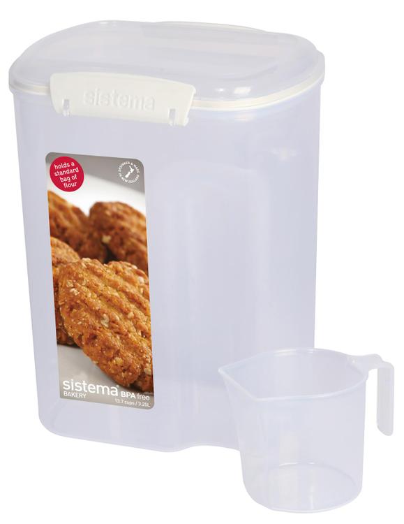 Rubbermaid Food Products 1250zs 3.25 Ltr Flour Storage Container - Pack Of 4
