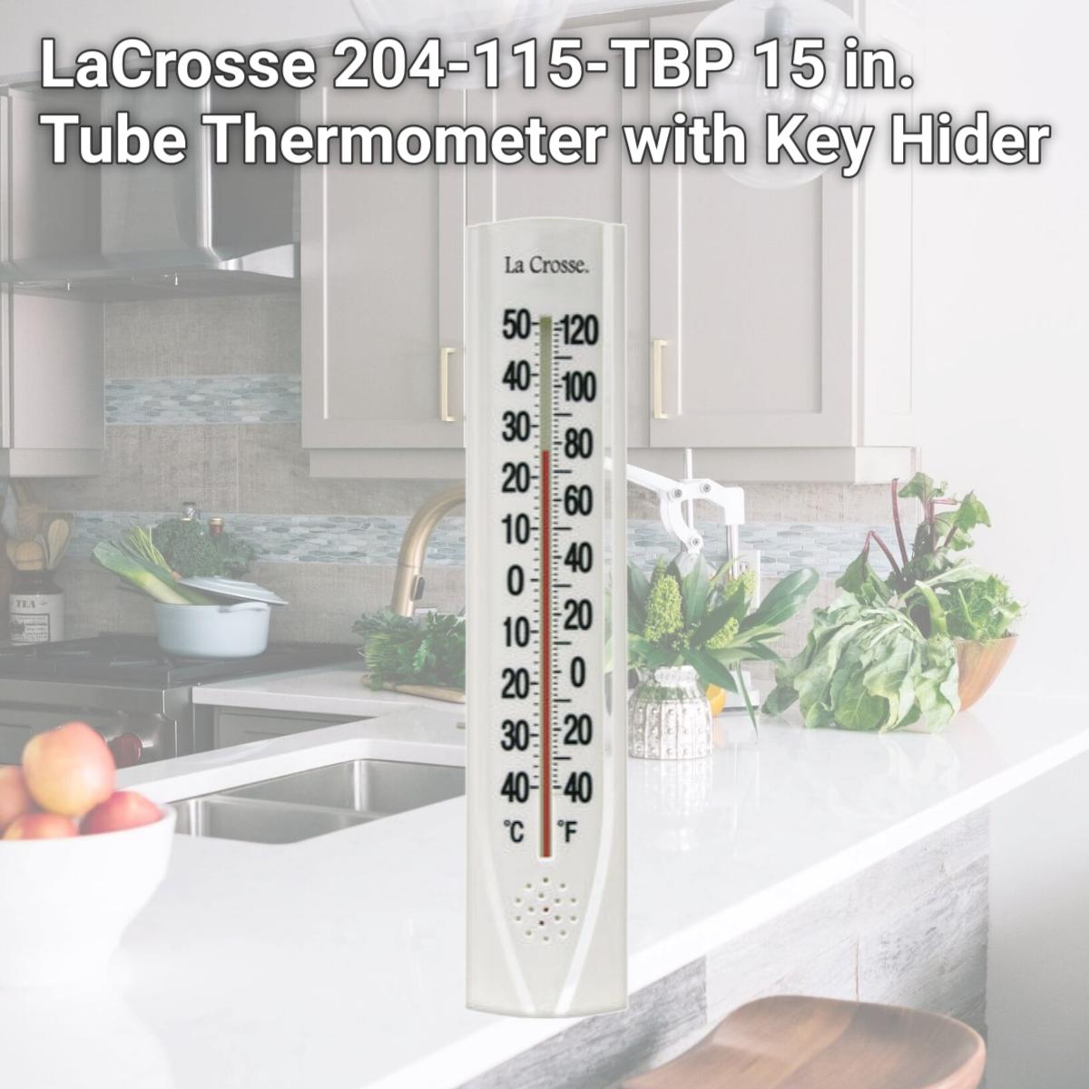 Picture of LaCrosse 204-115-TBP 15 in. Tube Thermometer with Key Hider