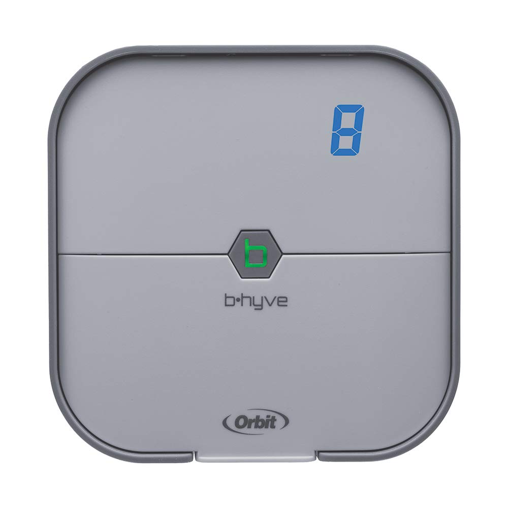 8-Zone Gray B-Hyve Smart Wi-fi Indoor Sprinkler Timer - Gray