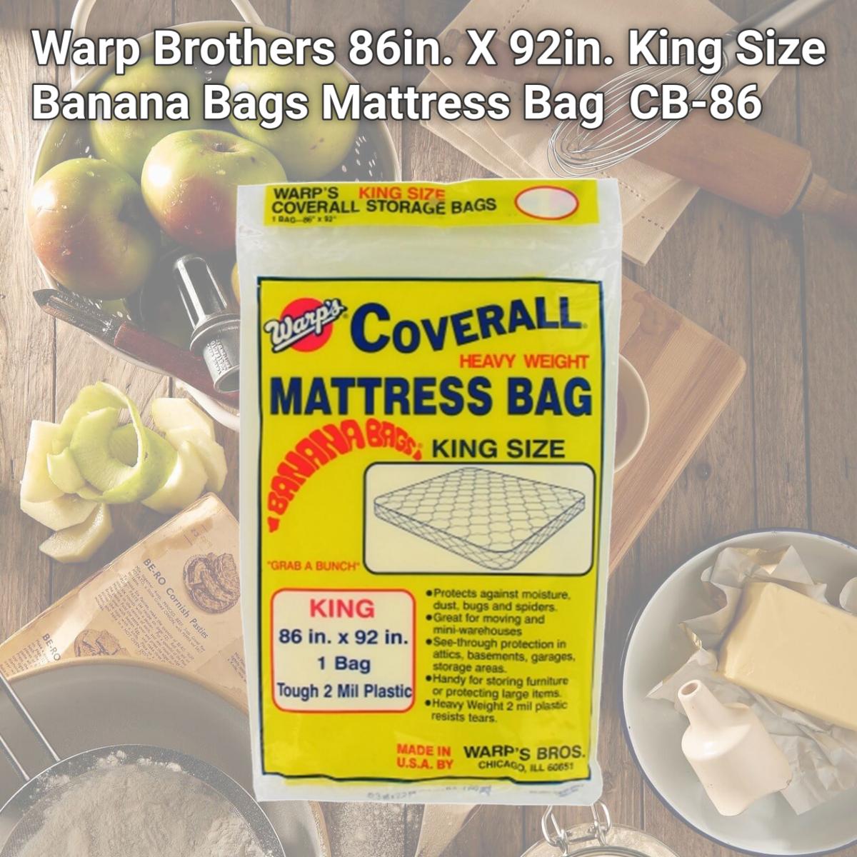 Picture of Warp Brothers 86in. X 92in. King Size Banana Bags Mattress Bag  CB-86