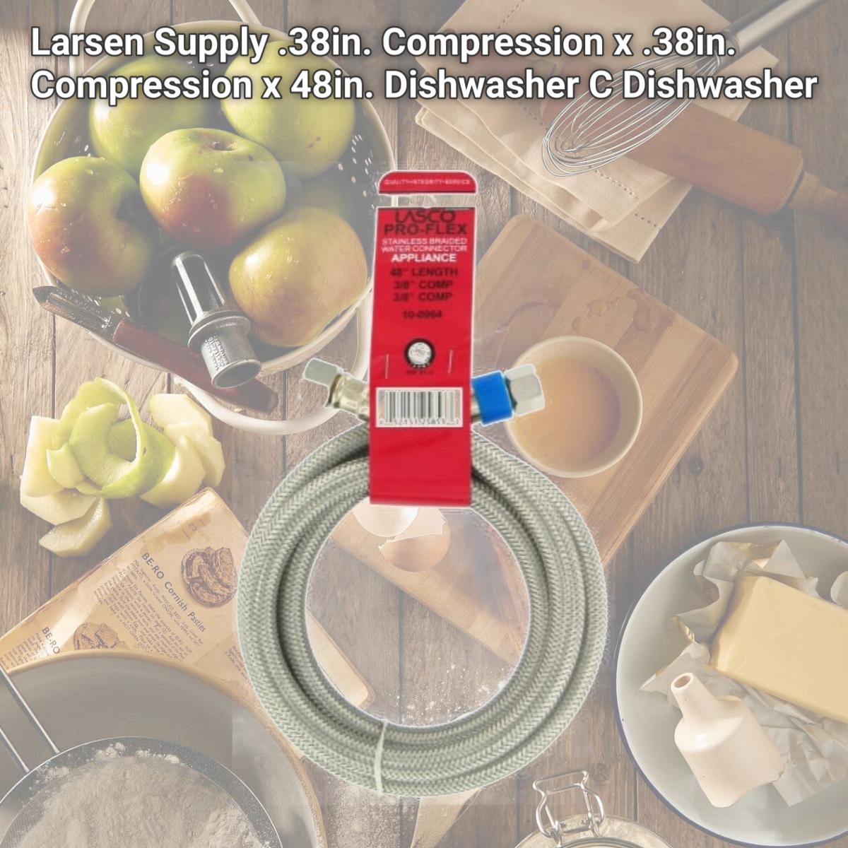 Picture of Larsen Supply .38in. Compression x .38in. Compression x 48in. Dishwasher C Dishwasher