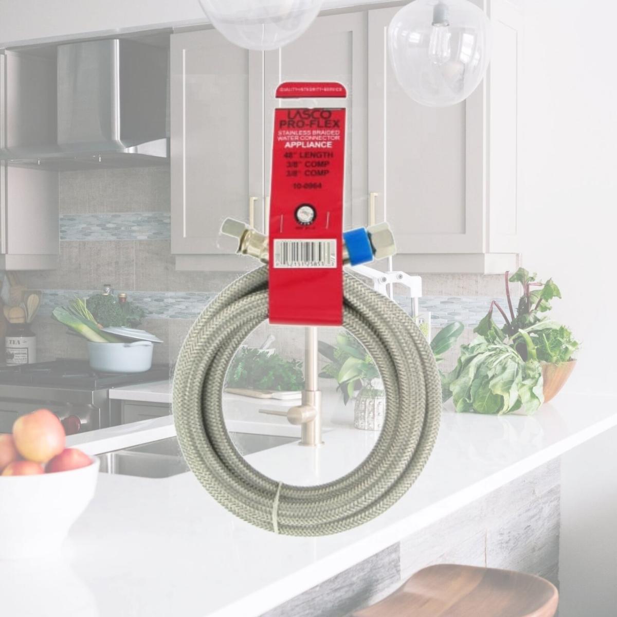 Picture of Larsen Supply .38in. Compression x .38in. Compression x 48in. Dishwasher C Dishwasher