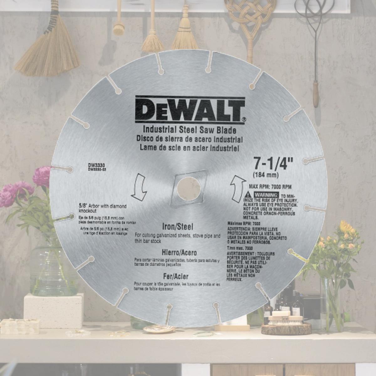Picture of Dewalt Accessories 7-.25in. Iron & Steel Cutting Circular Saw Blade DW3330