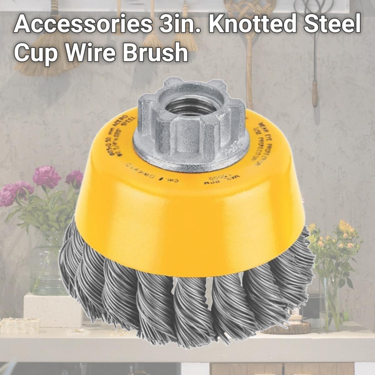Picture of Dewalt Accessories 3in. Knotted Steel Cup Wire Brush  DW4910