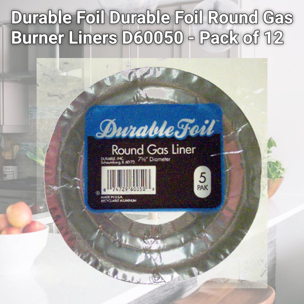 Picture of Durable Foil Durable Foil Round Gas Burner Liners D60050 - Pack of 12