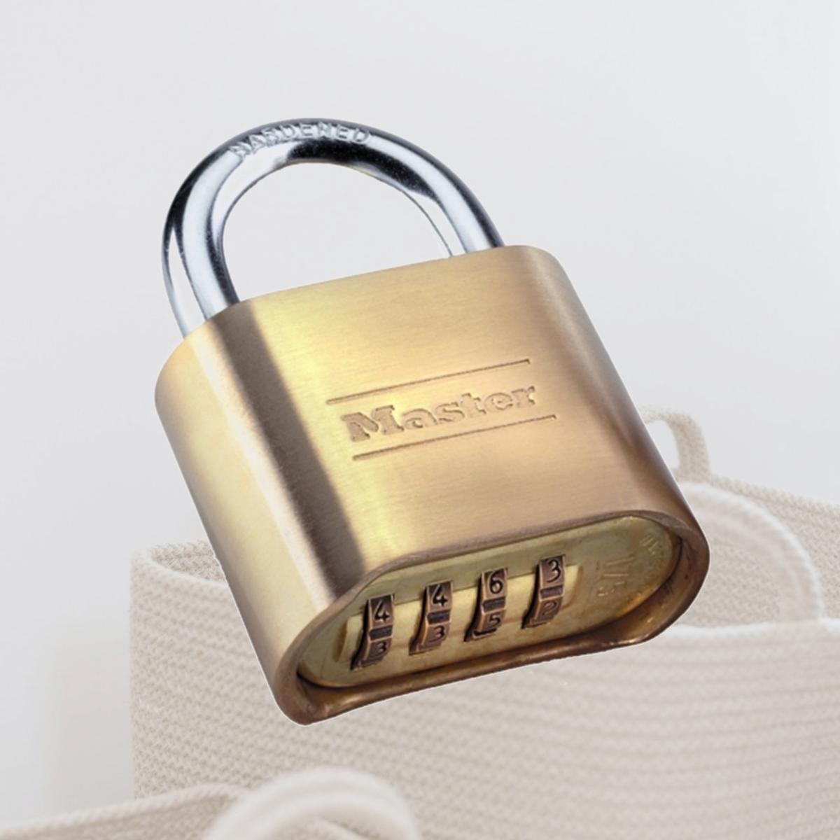 Picture of Master Lock 2in. Resettable Brass Combination Padlock  175D