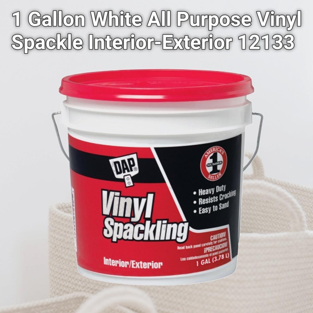 Picture of Dap 1 Gallon White All Purpose Vinyl Spackle Interior-Exterior  12133