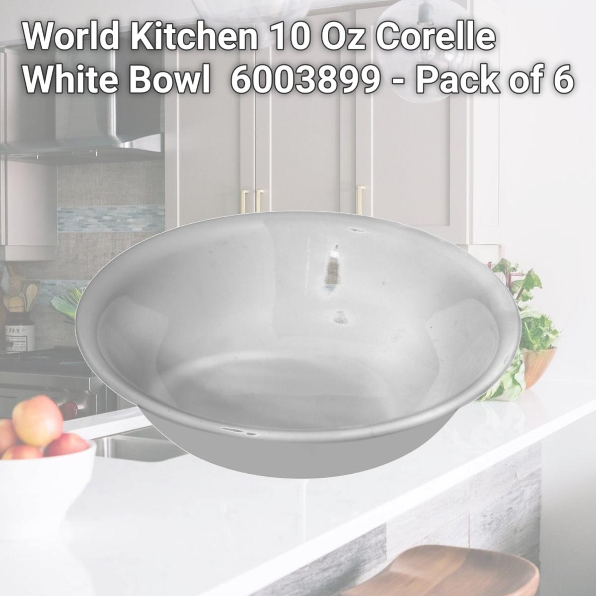 Picture of World Kitchen 10 Oz Corelle White Bowl  6003899 - Pack of 6
