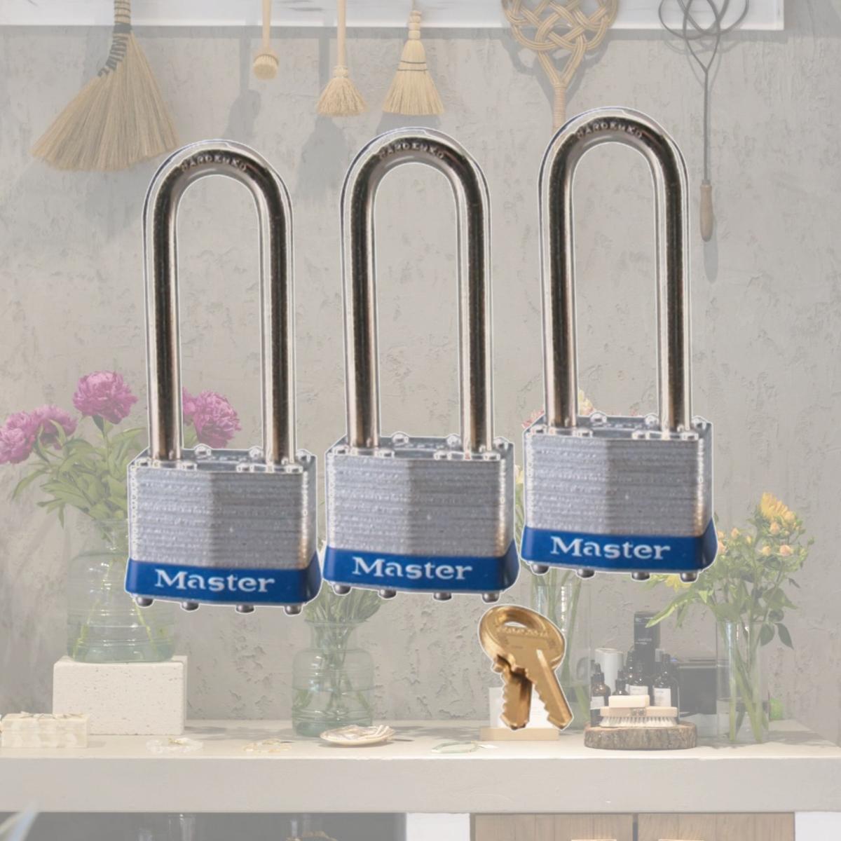 Picture of Master Lock Laminated Steel Padlock  1TRILJ