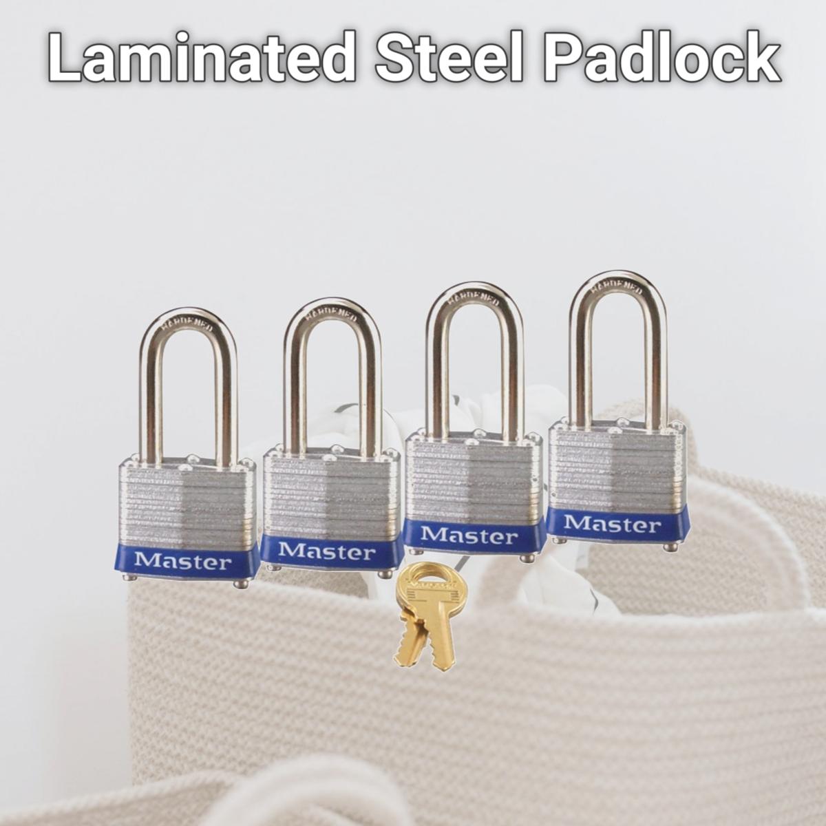 Picture of Master Lock Laminated Steel Padlock  3QLF