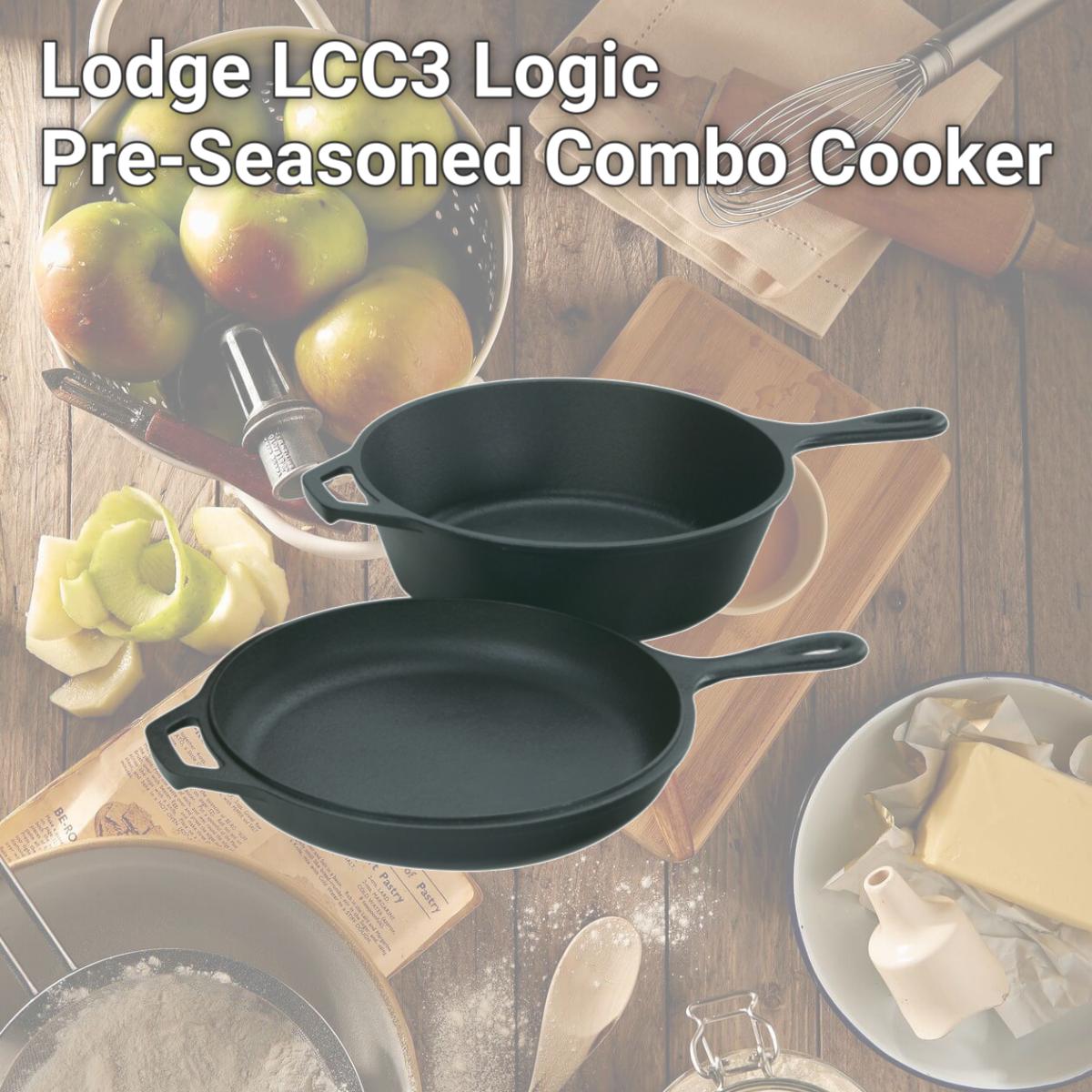 Picture of Lodge LCC3 Logic Pre-Seasoned Combo Cooker