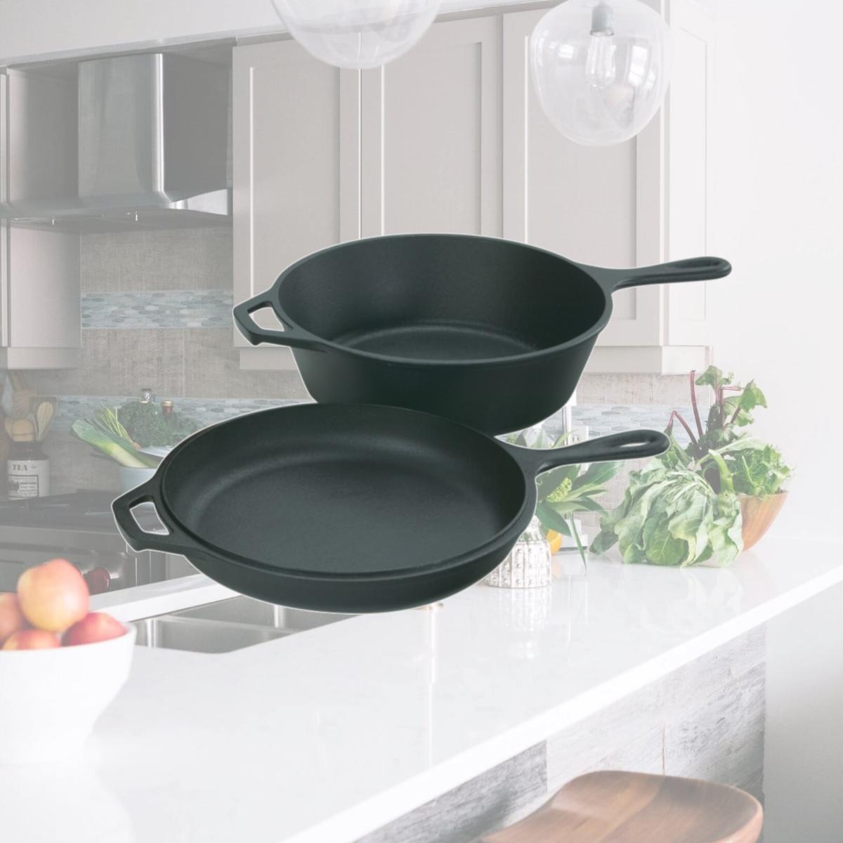 Picture of Lodge LCC3 Logic Pre-Seasoned Combo Cooker