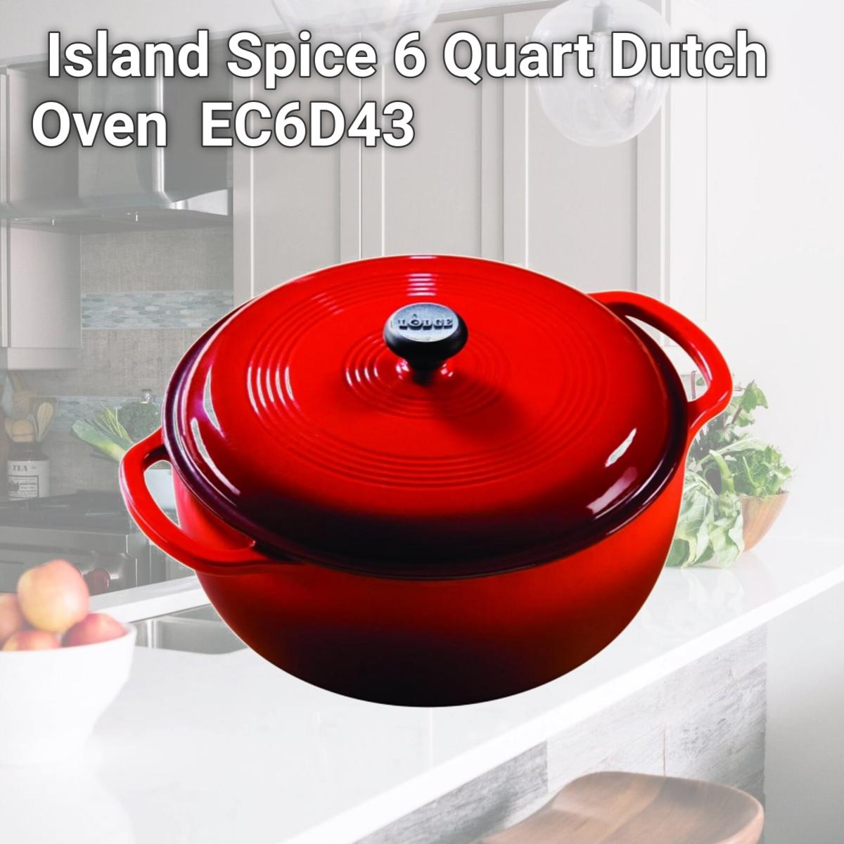 Picture of Lodge Island Spice 6 Quart Dutch Oven  EC6D43