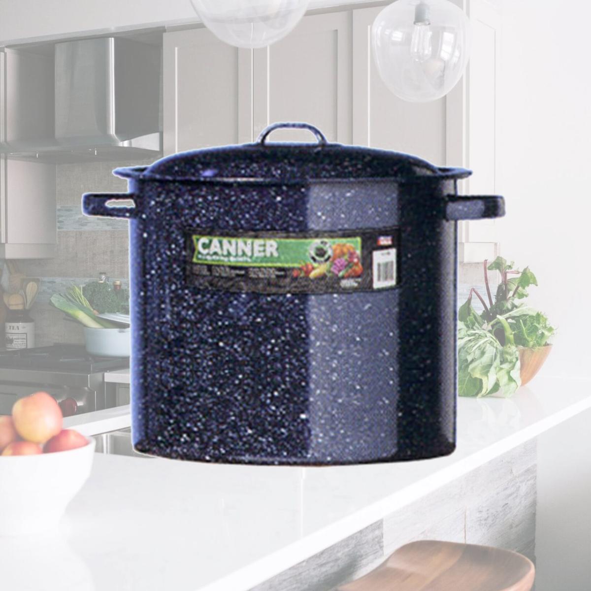Picture of Columbian Home Products 33 Quart Black Granite Canner With Lid  0709-2 - Pack of 2