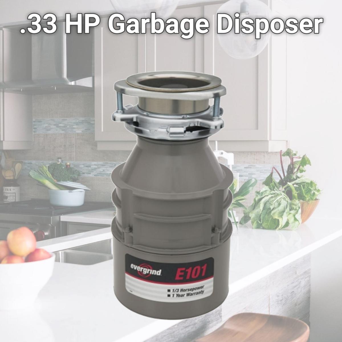 Picture of In-sink-erator .33 HP Garbage Disposer  E101